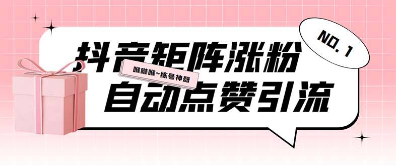 外面收费3988斗音矩阵涨粉自动运行项目，自动化操作【软件+视频教程】
