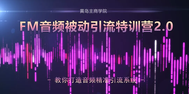 FM音频引流特训营2.0：独家引流模式，单账号50W+播放量，轻松变现