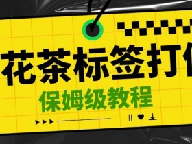 金花茶标签瑕疵打假赔付思路，光速下车，一单利润千+【详细玩法教程】【仅揭秘】