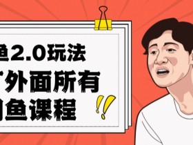 闲鱼2.0玩法单号每天日入2000，吊打市面所有课程