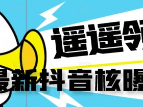 【最新】抖音核曝光技术不封控精准曝光（智能托管+视频教程）