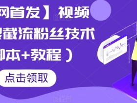 【全网首发】视频号无限截流粉丝技术（智能托管+教程）