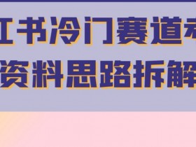 小红书冷门赛道考公资料思路拆解，简单搬运无需操作，转化高涨粉快轻松月入过万