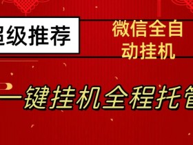 最新微信自动运行躺赚项目，每天日入20—50，微信越多收入越多【揭秘】