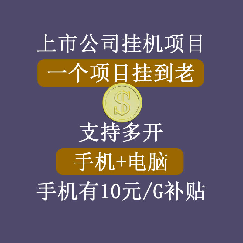 正规自动运行项目，支持手机电脑一起挂，支持虚拟机多开，可以挂到老