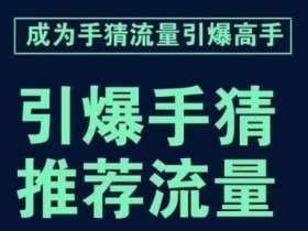 引爆手淘首页流量课，帮助你详细拆解引爆首页流量的步骤，要推荐流量，学这个就够了