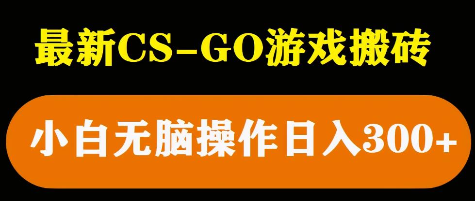 最新csgo游戏搬砖游戏，无需自动运行小白无脑也能日入300+