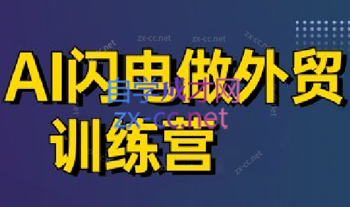 大卫·AI闪电做外贸训练营（更新3月）