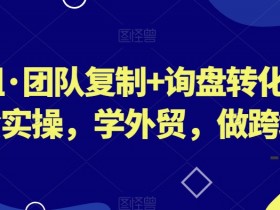 琼姐·团队复制+询盘转化+展会实操，学外贸，做跨境