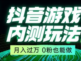 市面收费2980元抖音星图小游戏推广自撸玩法，低门槛，收益高，操作简单，人人可做【揭秘】