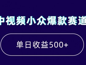 中视频小众爆款赛道，7天涨粉5万+，小白也能无脑操作，轻松月入上万【揭秘】
