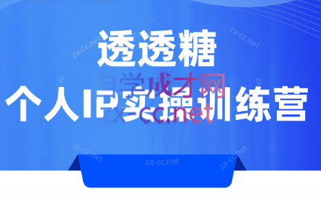 透透糖个人IP实操训练营（2023）