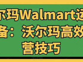 沃尔玛Walmart运营必备：沃尔玛高效运营技巧
