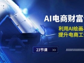 AI电商-财富训练营：利用AI绘画与设计，提升电商工作效率(23节课)