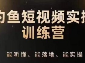 0基础学习钓鱼短视频系统运营实操技巧，钓鱼再到系统性讲解定位ip策划技巧