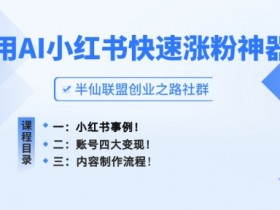 小红书快速涨粉神器，利用AI制作小红书爆款笔记【揭秘】
