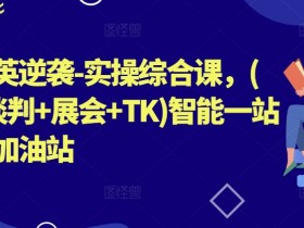 外贸精英逆袭-实操综合课，(拓客+谈判+展会+TK)智能一站式外贸加油站