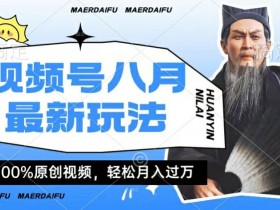 利用人物传记视频，赚视频号分成计划收益，操作简单，轻松月入过W【揭秘】