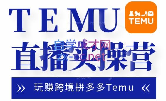 路营长·跨境拼多多Temu直播实操营（更新8月）