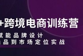 AI+跨境电商训练营：AI赋能品牌设计，从选品到市场定位实战