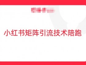 小红书矩阵引流技术，教大家玩转小红书流量