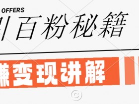 最新闲鱼引流创业粉，日引100+，网创项目虚变现讲解【揭秘】