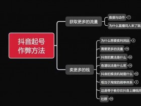 古木抖音起号作弊方法鱼塘起号，获取更多流量，卖更多的钱