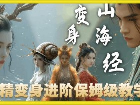 云天AI山海经变身视频教程，妖精变身进阶保姆级教学
