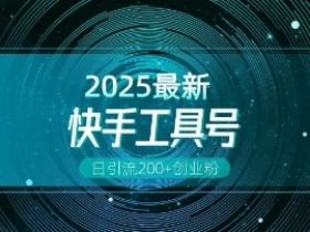 快手创业粉引流新玩法，工具号操作全解析，解锁创业粉变现多元玩法，日引200+