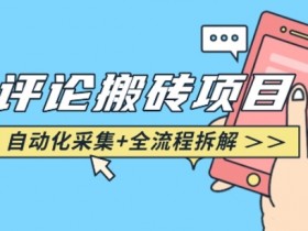 悟空采集评论搬砖_评论搬砖+自动采集【完整攻略】