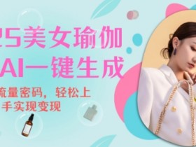 2025瑜伽美女视频，简单流量变现新玩法
