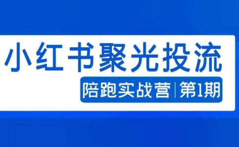 钟小玲·小红书聚光投流陪跑实战营