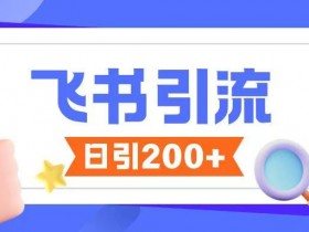 飞书引流创业粉玩法，无限私信不违规