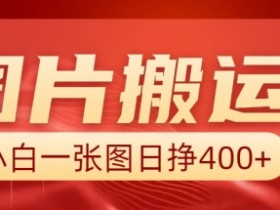 图片搬运+AI，小白也可靠一张图日入4张，详细实操流程