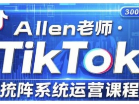TikTok投流矩阵系统运营课程，全面覆盖TikTok投流的核心技巧与运营策略（更新2025）