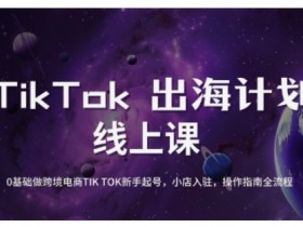 TikTok跨境电商新手起号与运营全攻略，0基础做跨境电商TIKTOK新手起号，小店入驻，操作指南全流程