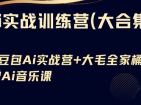 Ai实战训练营合集(豆包Ai+KiMi应用+Ai音乐)，基础操作到高级技巧的多个方面