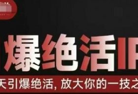 引爆绝活IP训练营，14天引爆绝活，放大你的一技之长