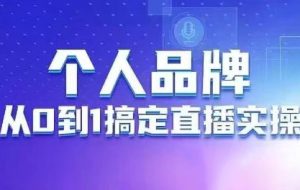 秋叶老师·个人品牌：从0到1搞定直播实操
