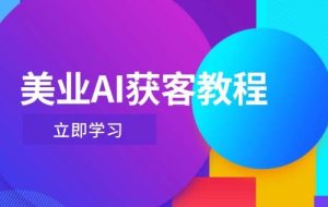 （14536期）美业AI获客教程，用Deepseek+数字人，轻松玩转抖音直播间