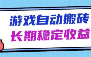 （14559期）海外游戏暴力搬砖，无脑操作，日入1000+，长期稳定收益