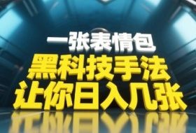 黑科技手法，小白当天可做，一张表情包引爆你的评论区