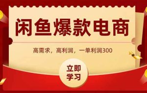 （14746期）闲鱼卖爆款数码产品，当天上架即可出单，一天利润1000