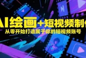 AI绘画+短视频制作，从零开始打造属于你的短视频账号
