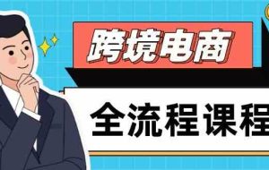 跨境电商全流程课程，社媒运营独立站搭建，掌握选品流量，实现高效出海