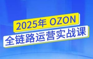 景阳老师·2025年OZON全链路运营实战课（更新）