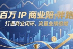 百万IP商业陪跑，打通商业闭环，流量业绩倍增