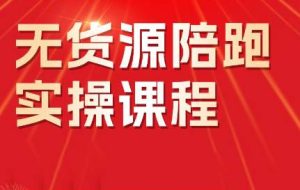 贾真·无货源陪跑实操课程（更新5月）