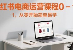 小红书电商运营课程0-1，从零开始简单易学