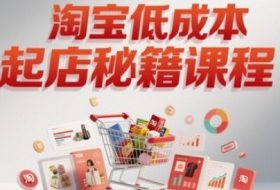淘宝低成本起店系统课，助你快速起店，实现弯道超车